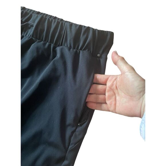 Spyder Active Women's Black Jogger Pants Size Large Stretch Zip Pockets - Picture 8 of 11